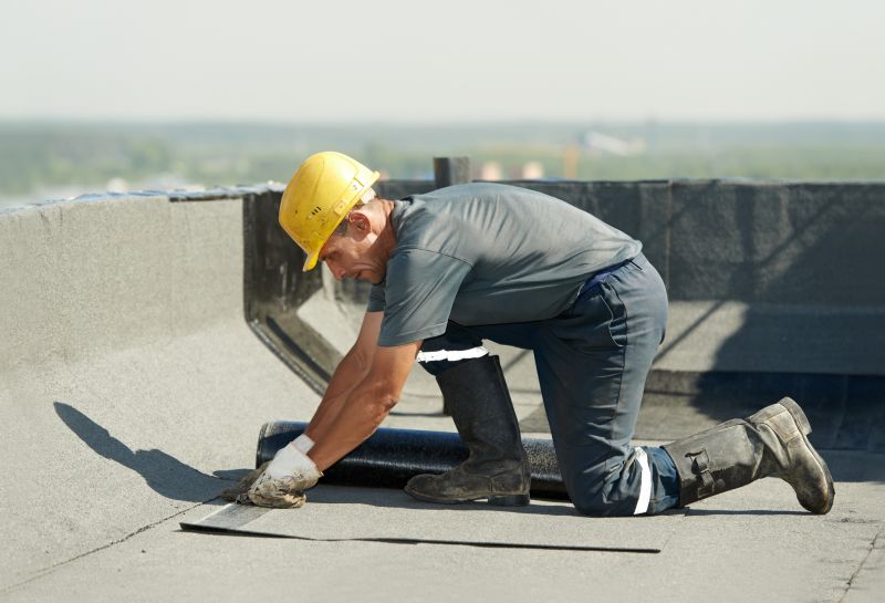 New Flat Roof Patch Application